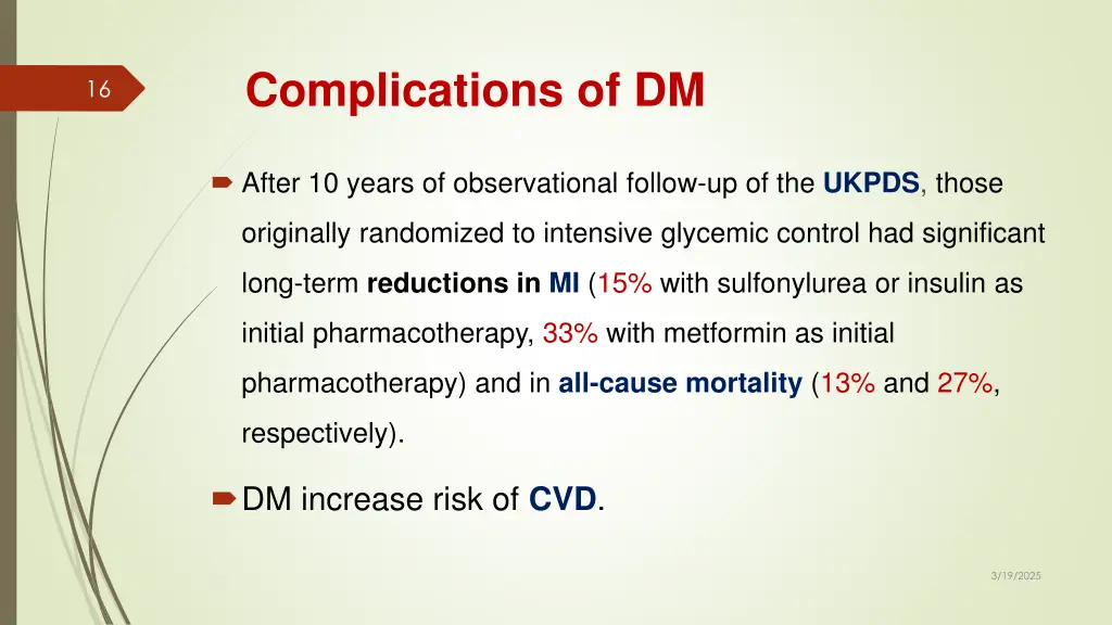 complications of dm
