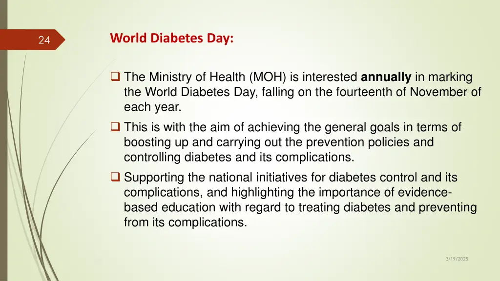 world diabetes day