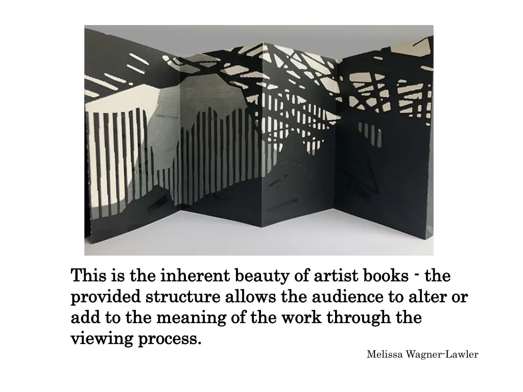 this this is the inherent beauty of artist books