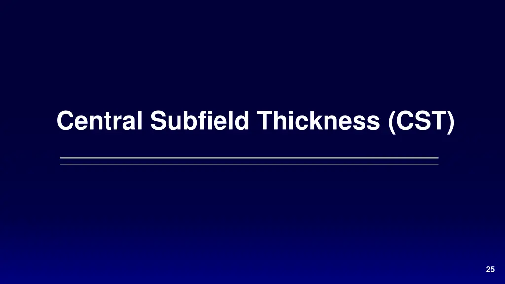 central subfield thickness cst