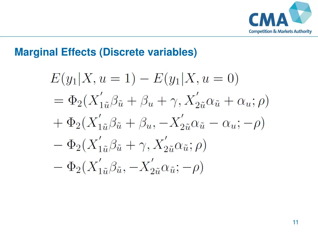 marginal effects discrete variables
