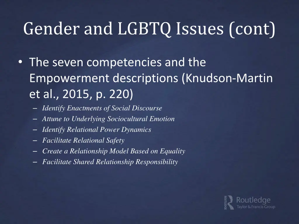 gender and lgbtq issues cont