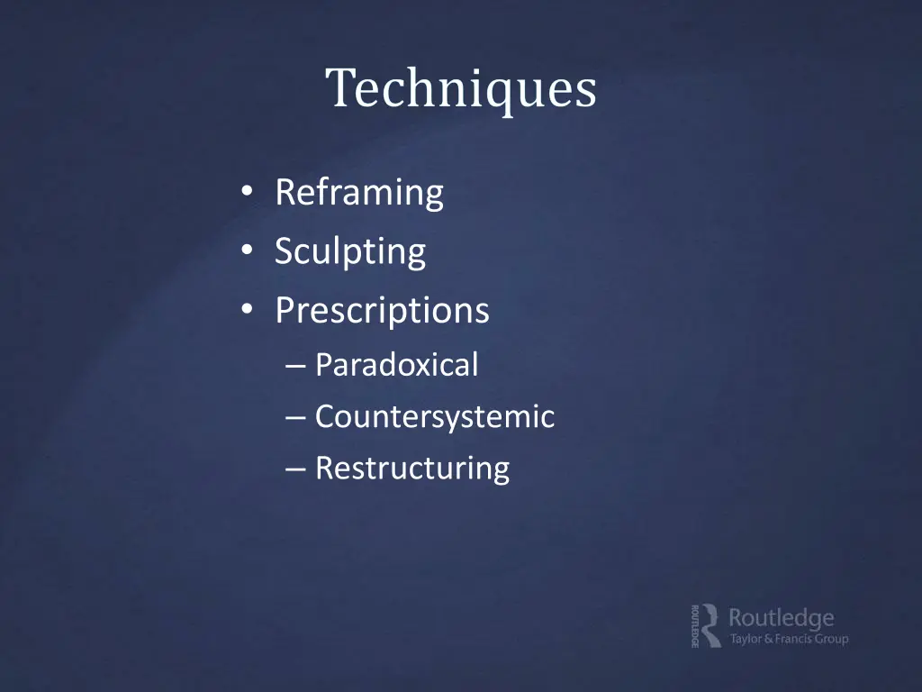 reframing sculpting prescriptions paradoxical