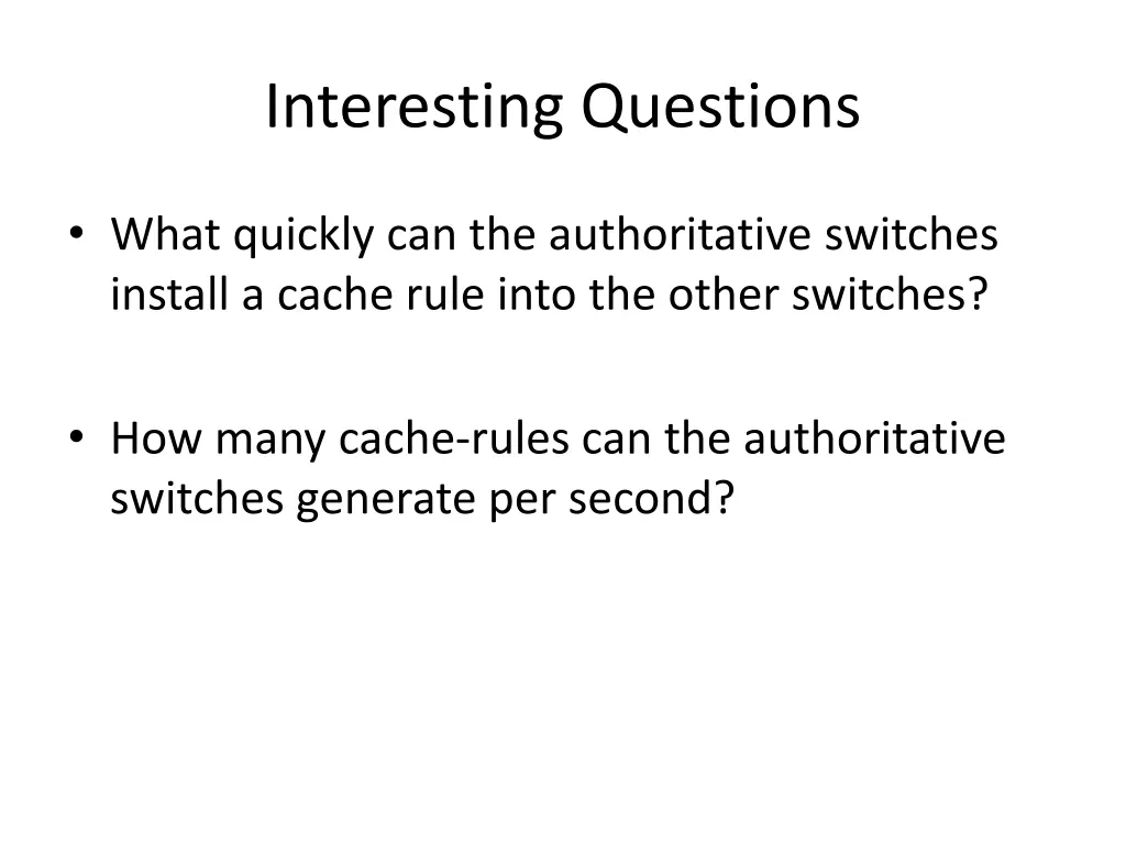interesting questions