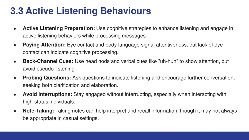 3 3 active listening behaviours