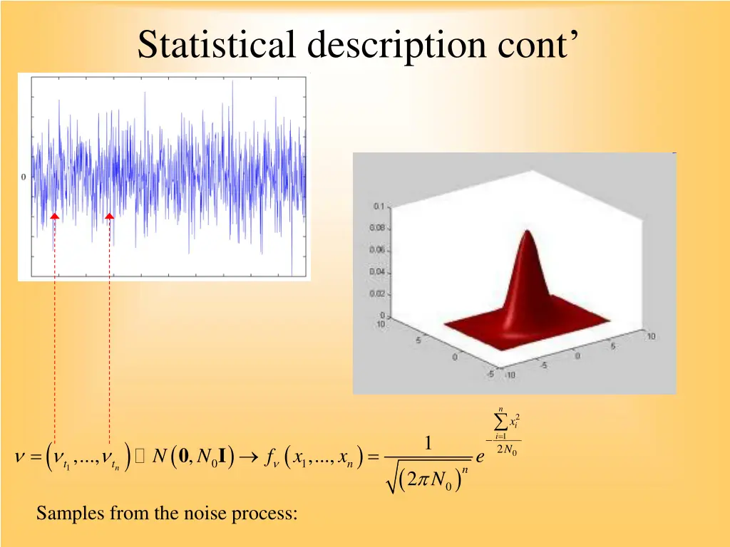 statistical description cont