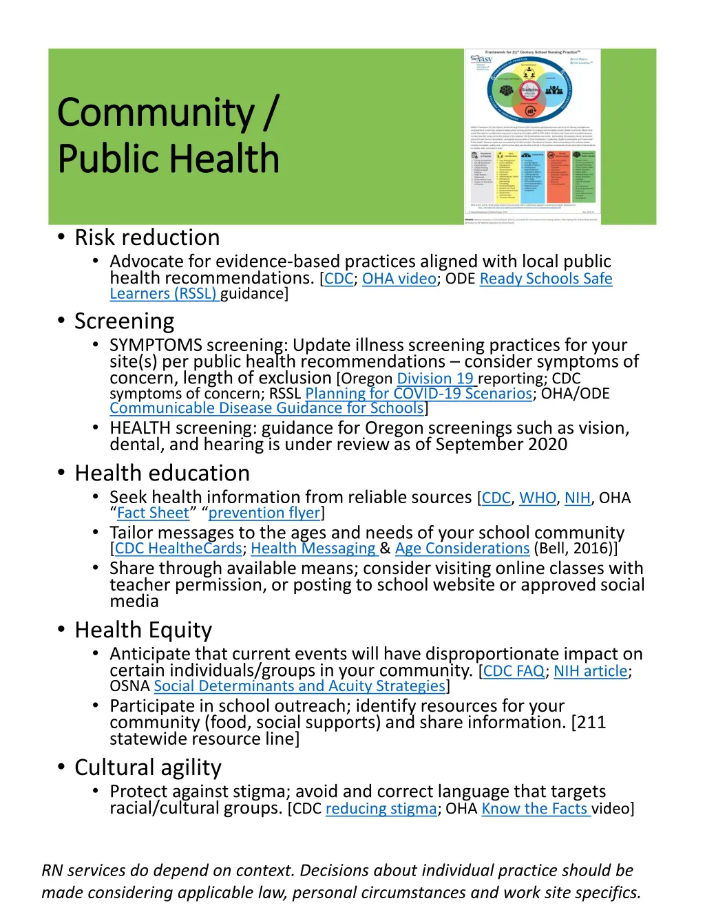 community community public health public health