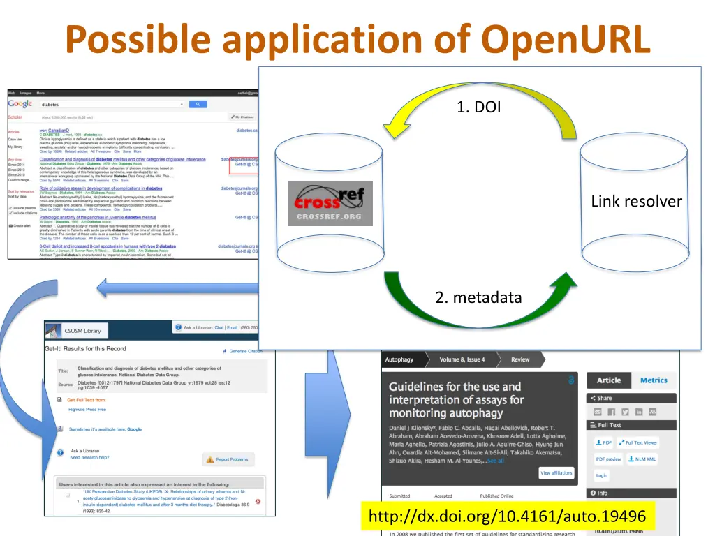 possible application of openurl