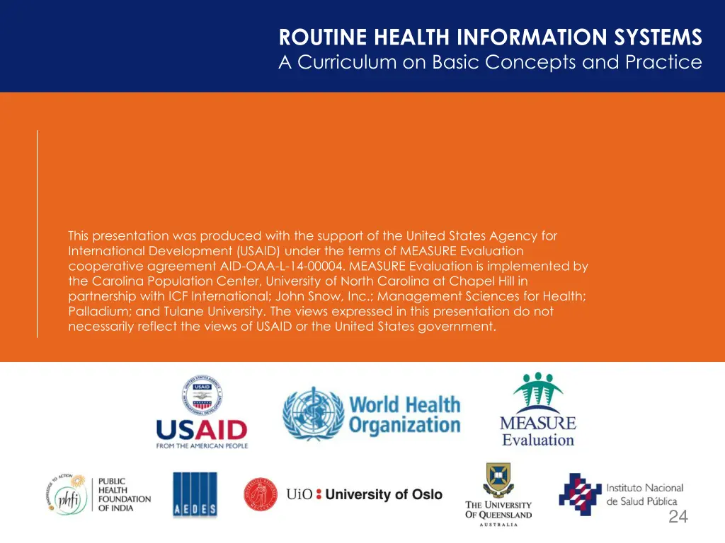 routine health information systems a curriculum 1