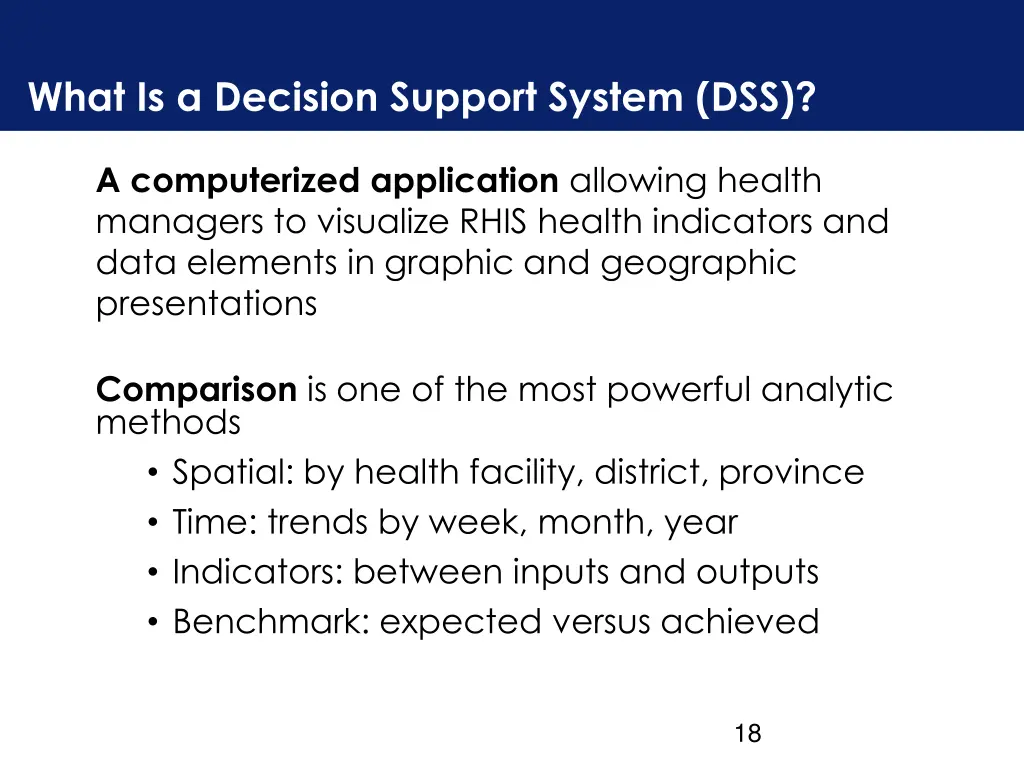 what is a decision support system dss