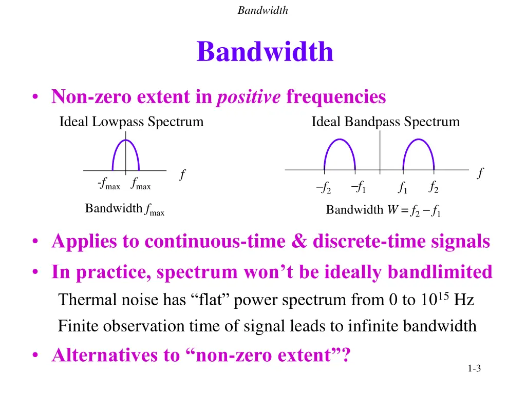 bandwidth