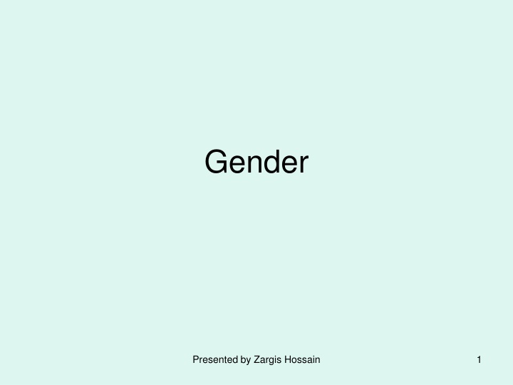 gender