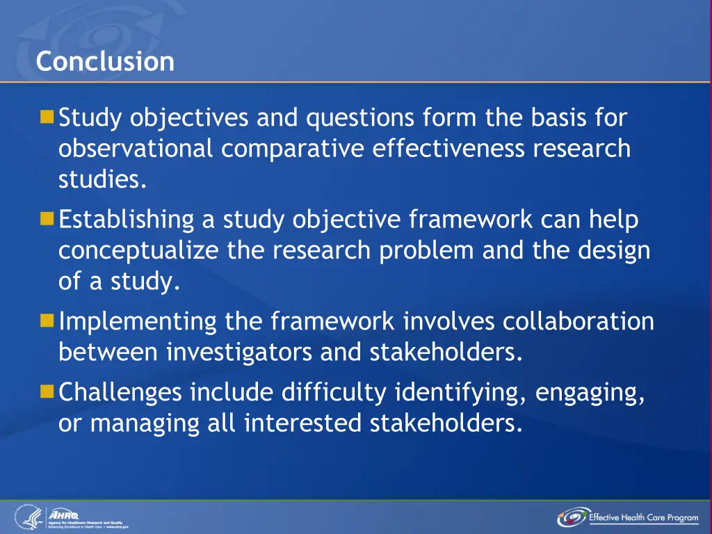 conclusion