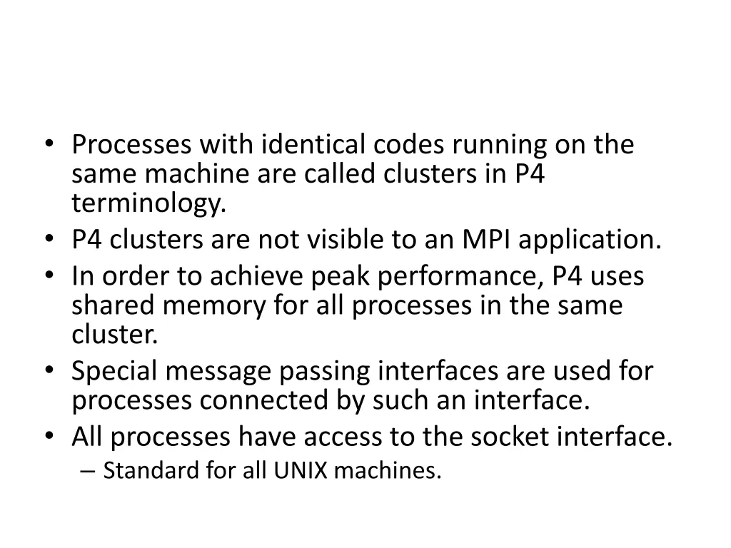 processes with identical codes running