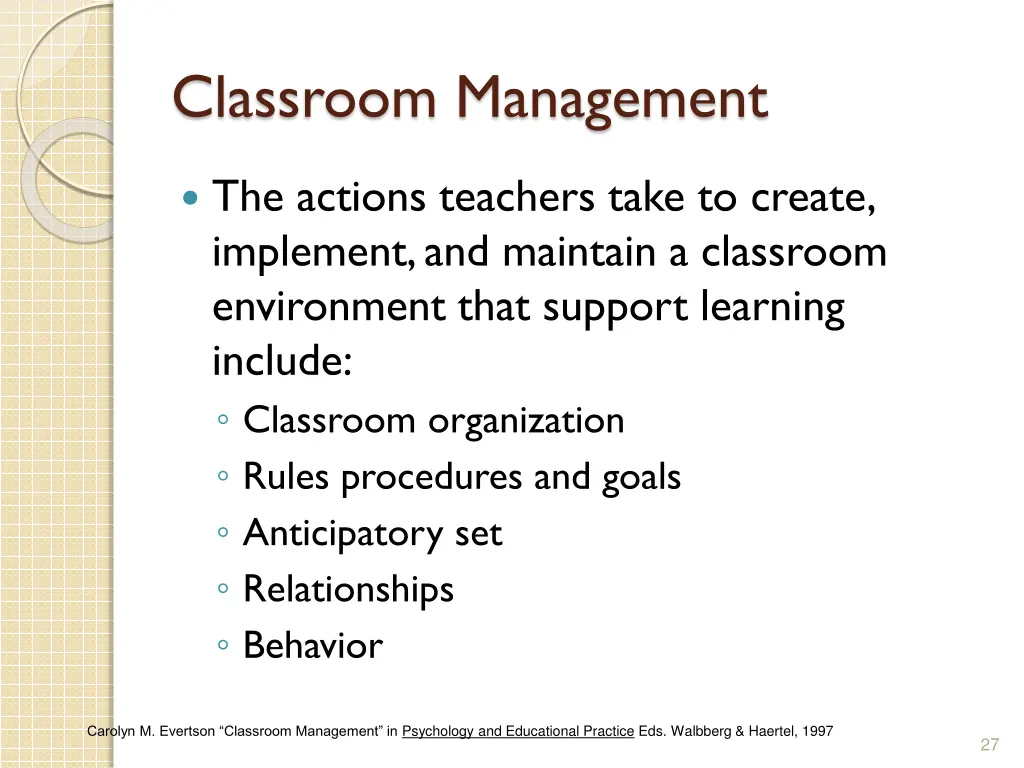 classroom management 1