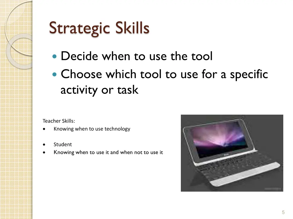 strategic skills