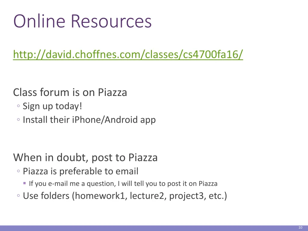 online resources