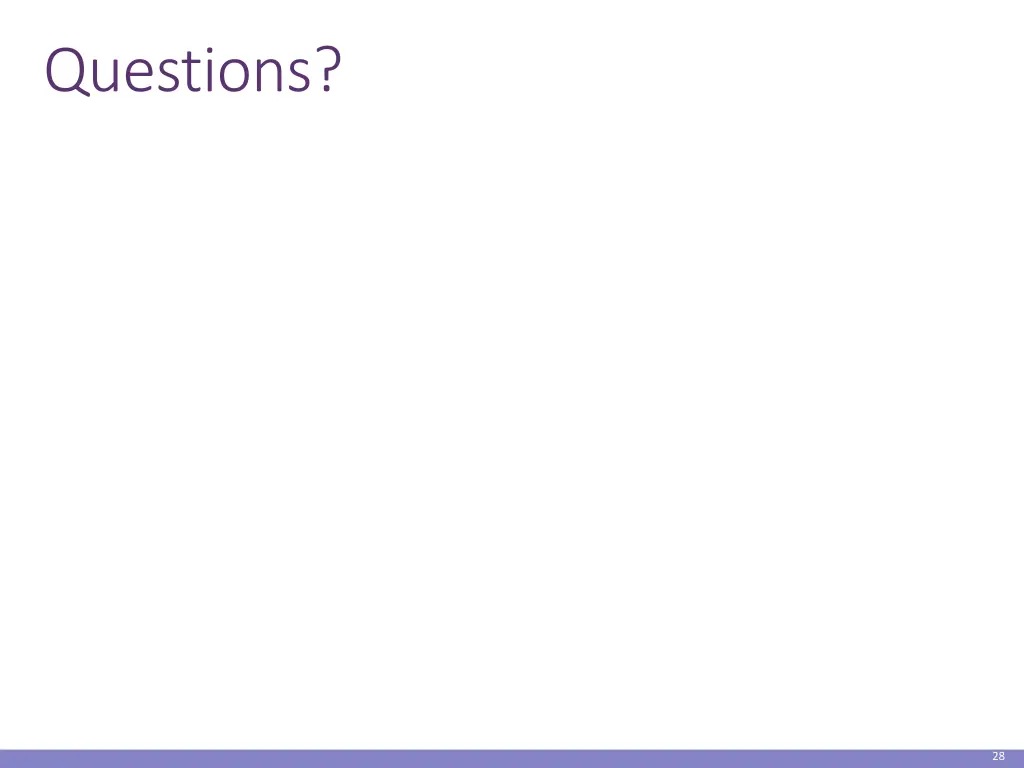 questions