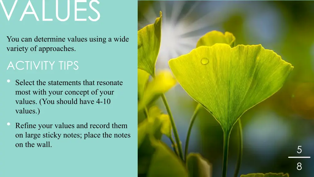 values