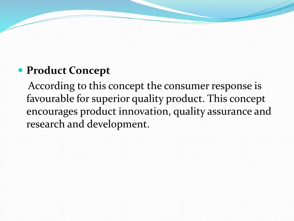 product concept according to this concept