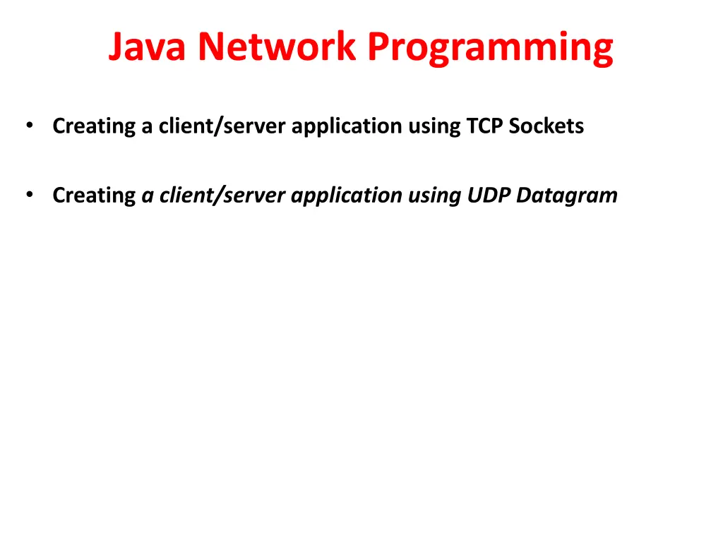 java network programming 4