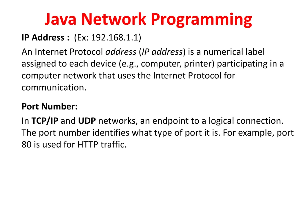 java network programming ip address