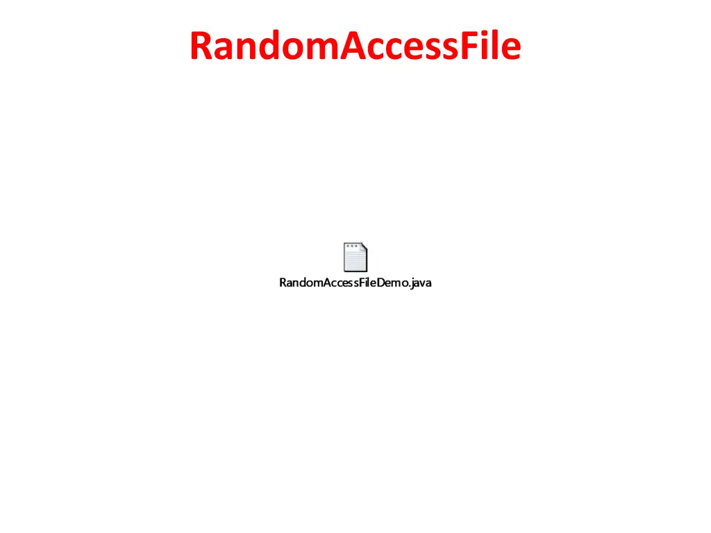 randomaccessfile 1