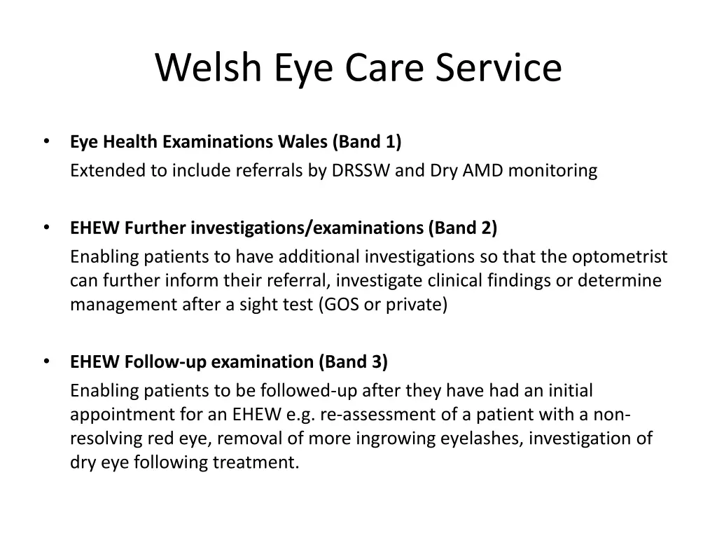welsh eye care service