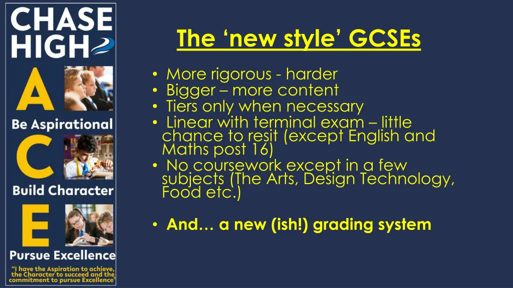 the new style gcses