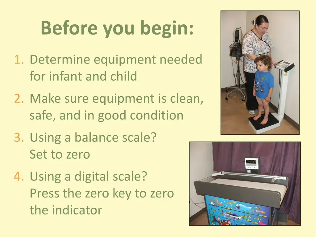before you begin