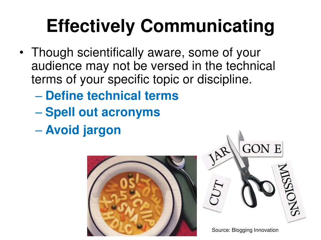 effectively communicating