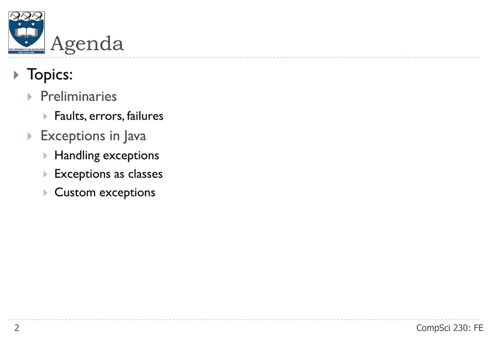 agenda