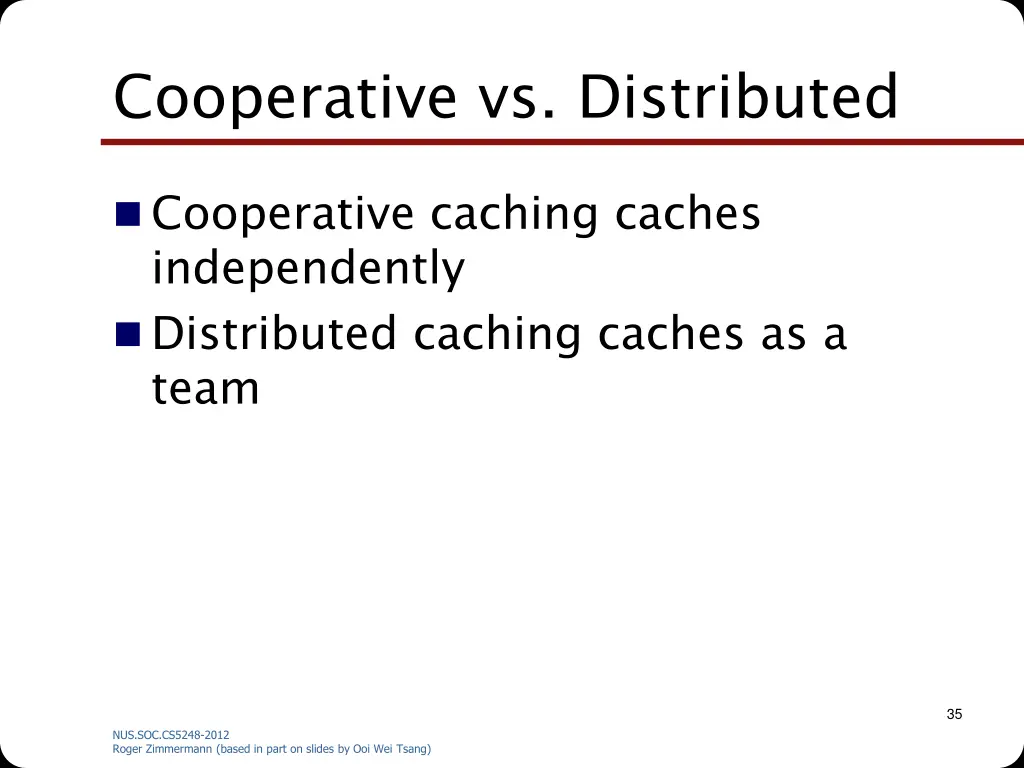 cooperative vs distributed