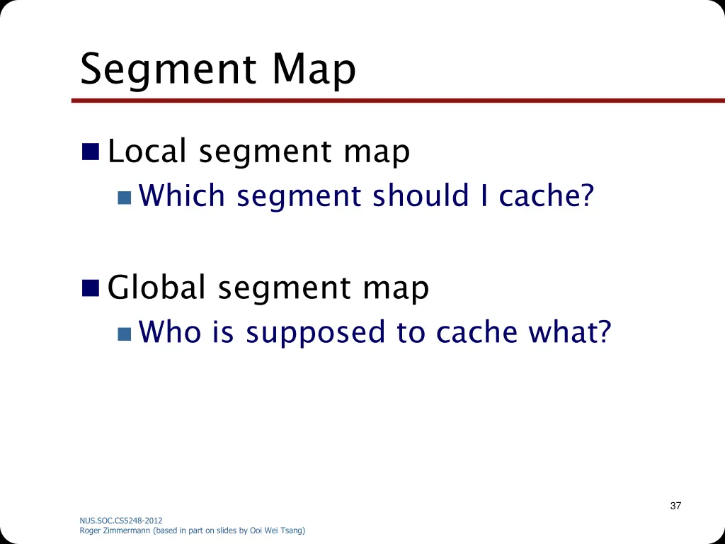 segment map