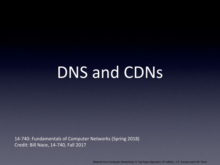 dns and cdns