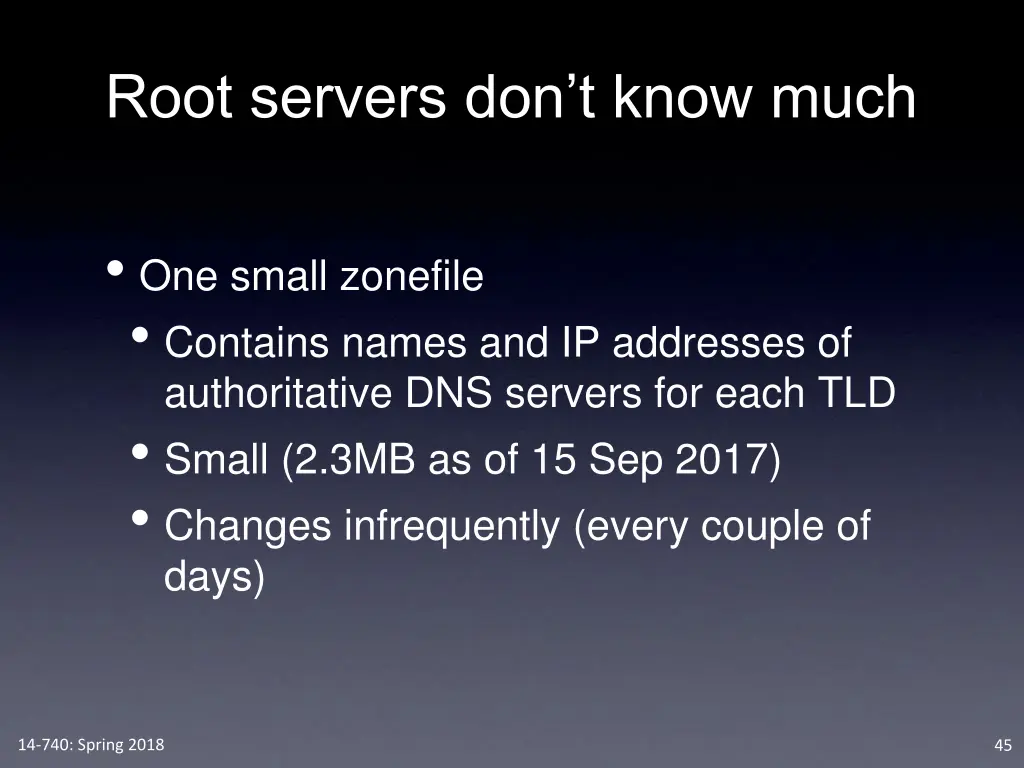 root servers don t know much