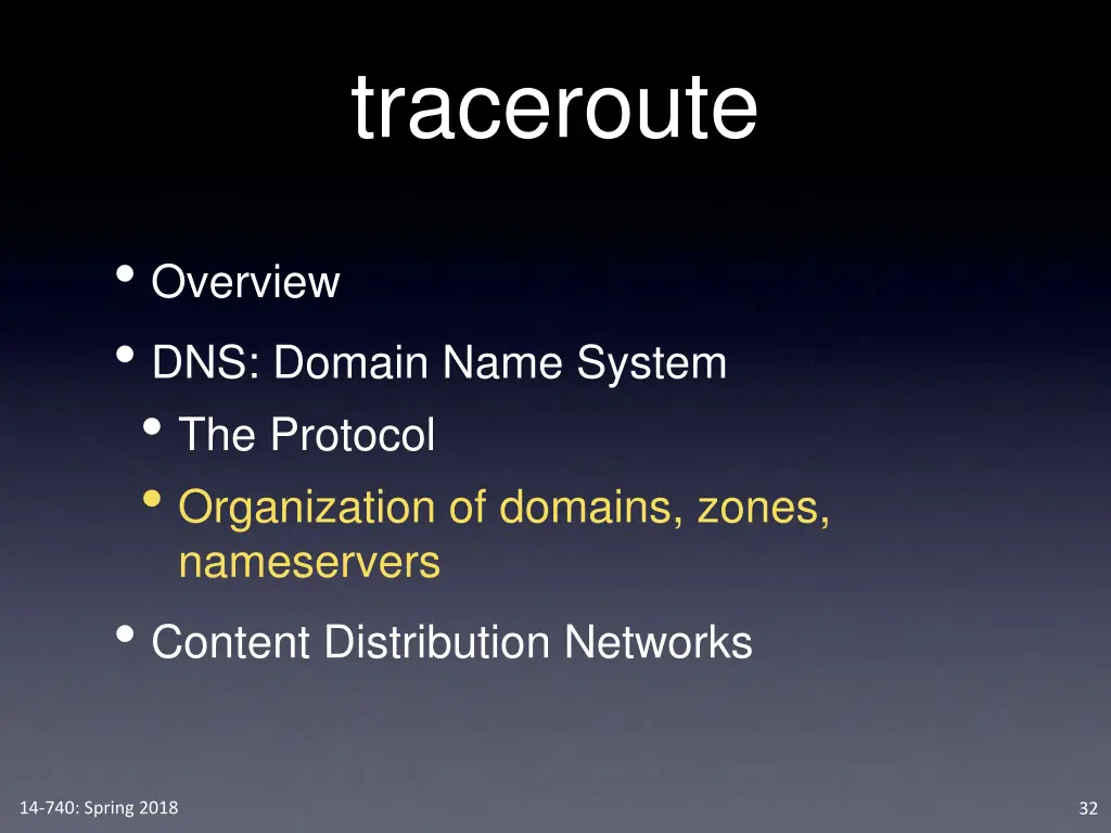 traceroute 3