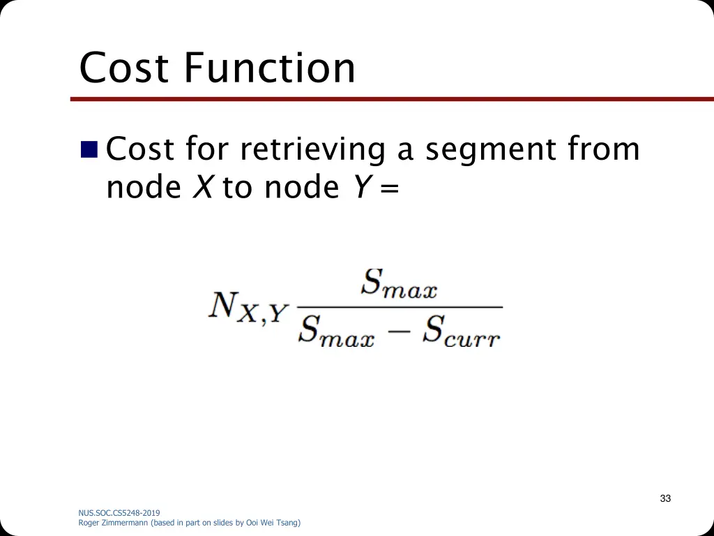 cost function