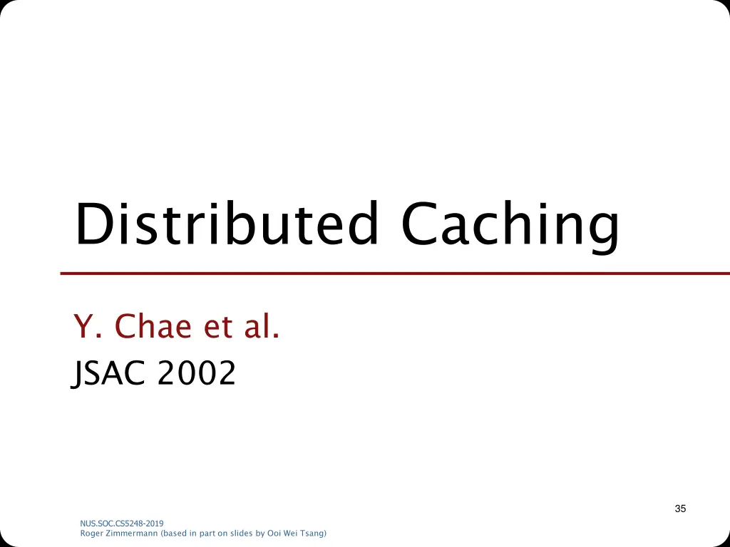 distributed caching 1