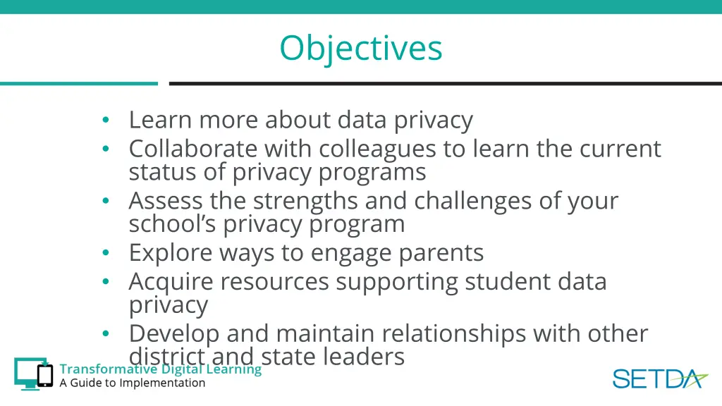 objectives