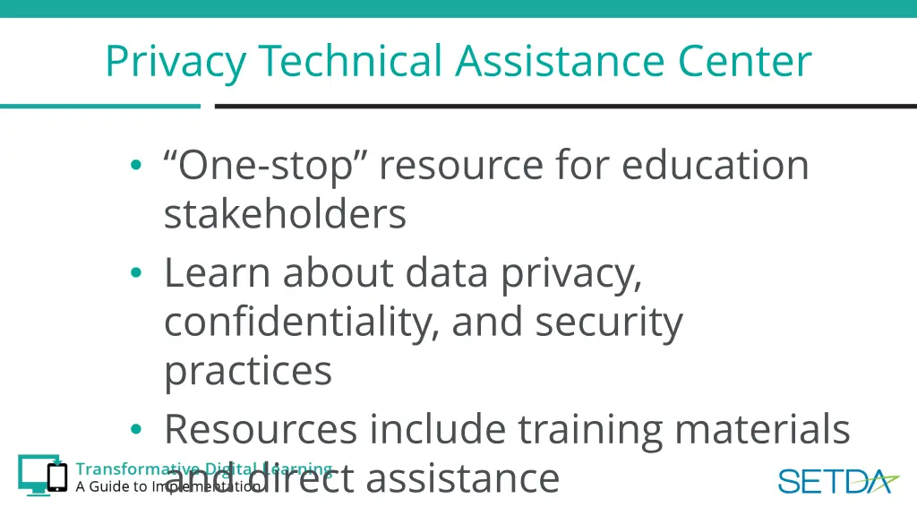 privacy technical assistance center