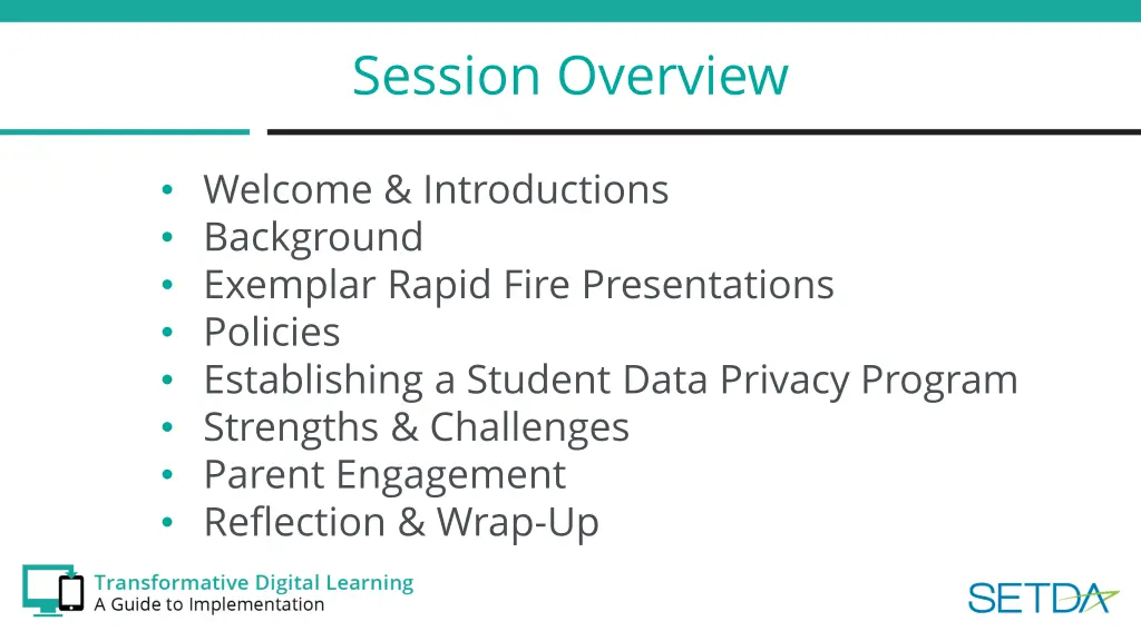 session overview