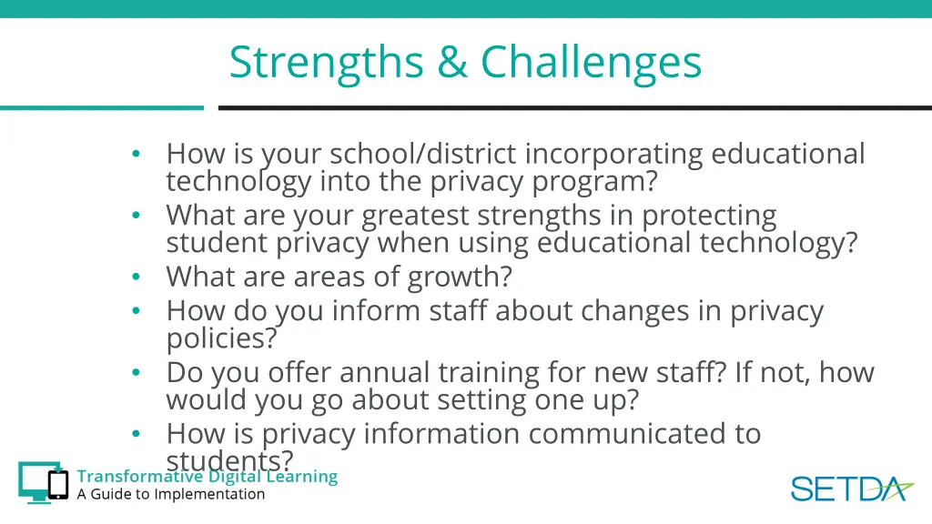 strengths challenges