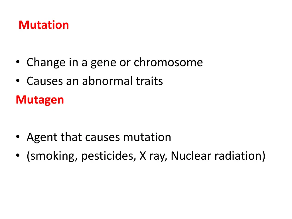 mutation