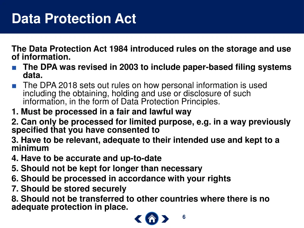 data protection act