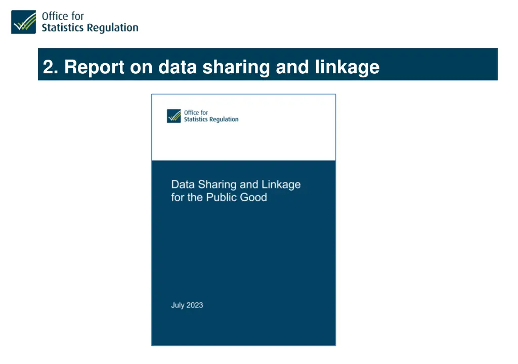2 report on data sharing and linkage