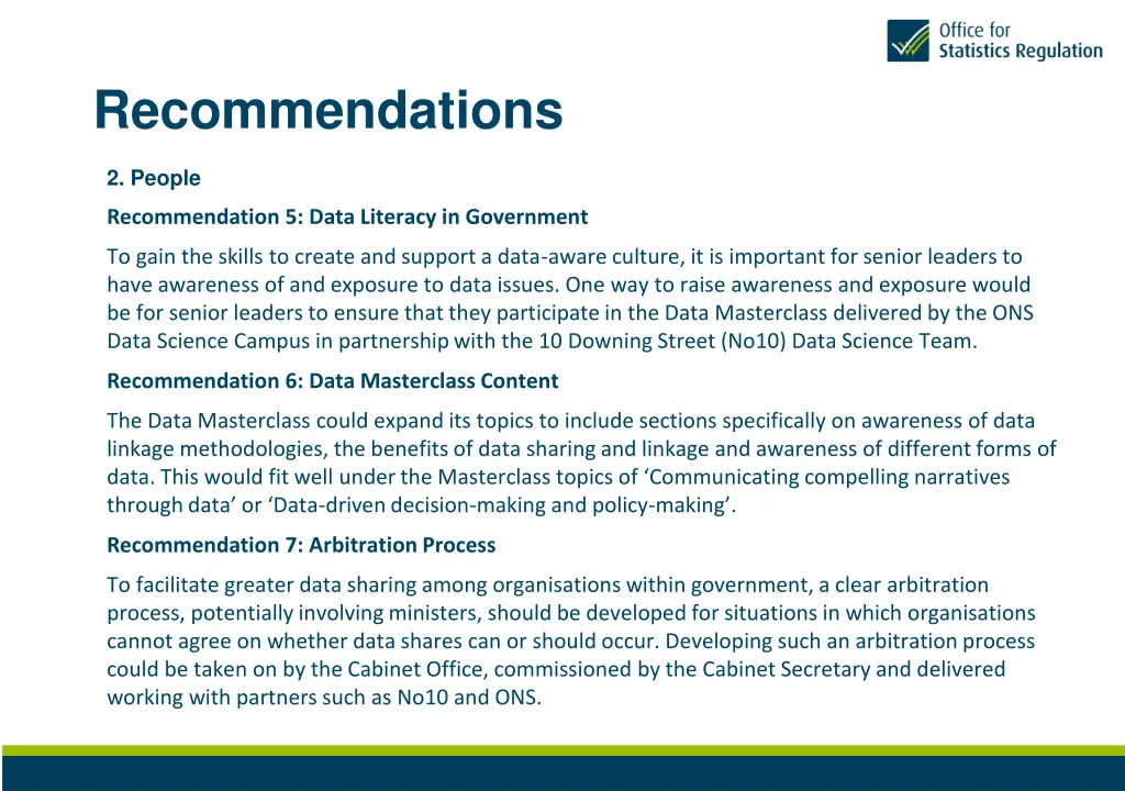 recommendations 2