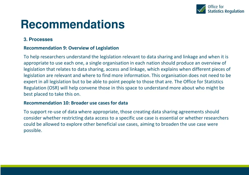 recommendations 4