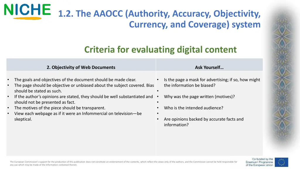 1 2 the aaocc authority accuracy objectivity 2