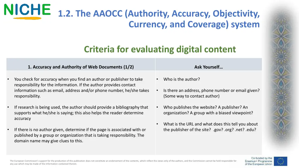 1 2 the aaocc authority accuracy objectivity